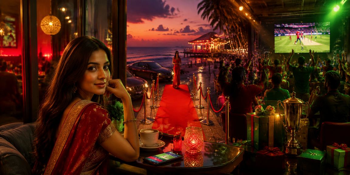 সেন্ট মার্টিনে একটি গেমিং সেশনের দৃশ্য